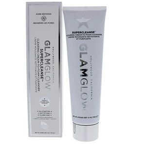 Never Opened GlamGlow Super Cleanse Clearing Cream-to-Foam Cleanser